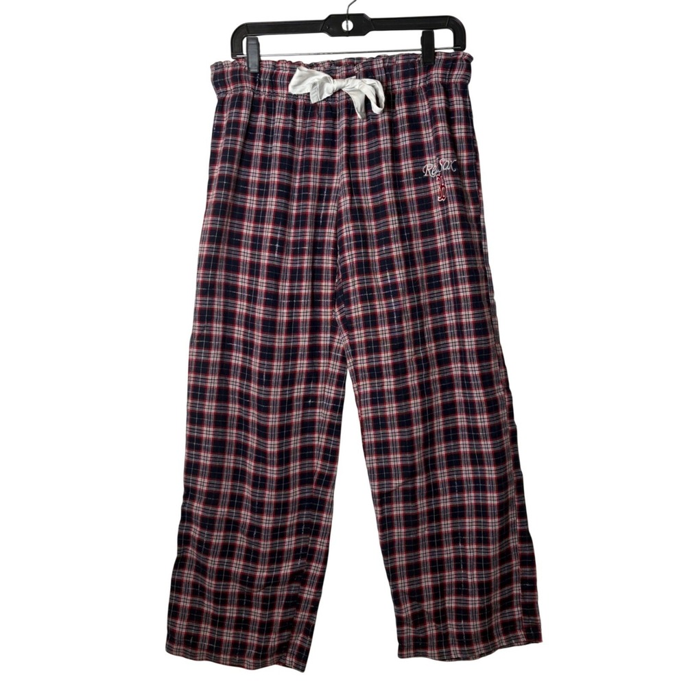 Boston Red Sox Concepts Sport Plaid Pajama Pants Womens M MLB Lounge